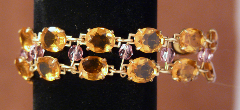 Double topaz bracelet